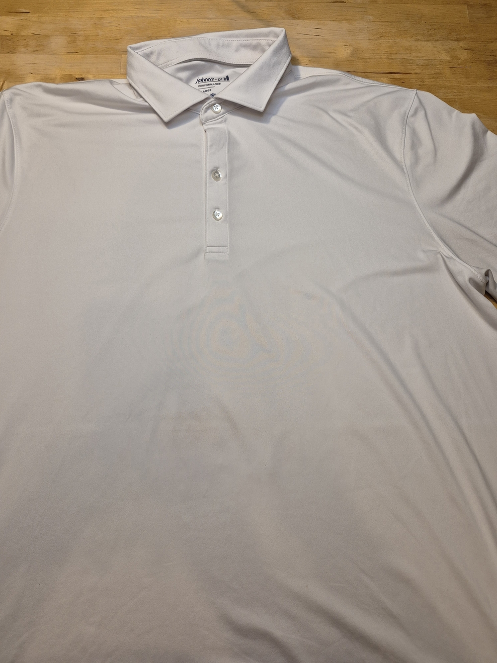 johnnie-O White Men's Performance Polo Shirt - Northwood